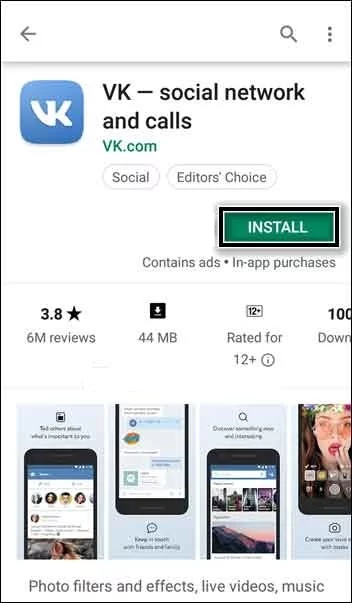 Download Aplikasi Vk