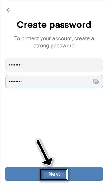 Membuat Password Di Aplikasi Vk